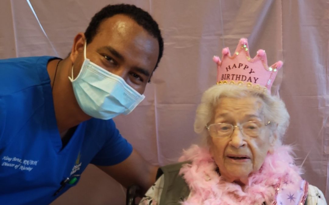 Special celebration for Highland Meadows resident who turned 105
